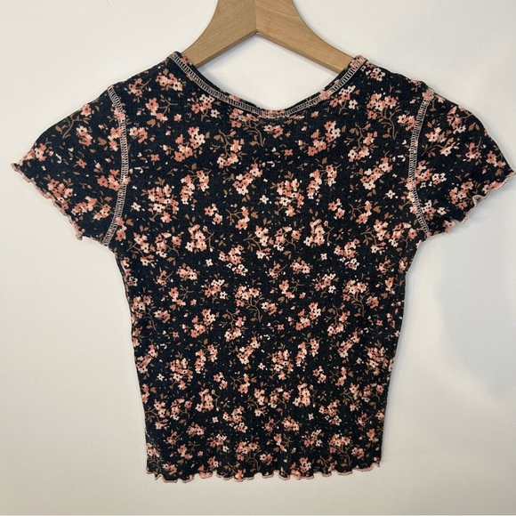 Bundle of Girls Art Class Tops, Sz Large 10/12, Pink Hearts, Green, Black Floral - Picture 13 of 14